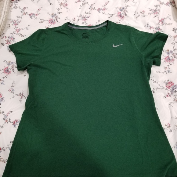 hunter green nike shirt